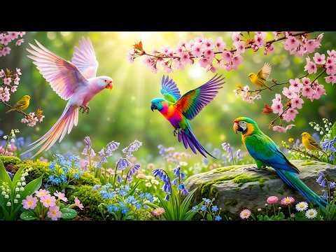 Spring Birds with Gentle Piano 🌼 Nature Ambience for Deep Sleep & Pure Relaxation