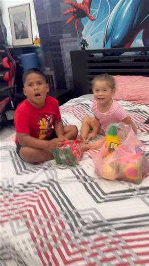 Daughter and son fight over rare squishys! #shorts