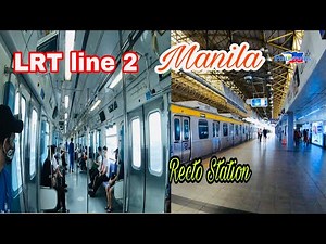 [4K] LRT 2 Train Ride | Cubao to Recto | Metro Manila Philippines