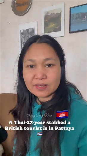 A Thai-23-year stabbed a British tourist is in Pattaya in Thailand. It’s dangerous for tourists. All Cambodians boycott Thailand. Cambodians are so pity. They are poor. Thai soldiers got a rights from their government to build gates at border. Foreigners check map 🗺️ see temple is in Cambodia territory. It belongs to Cambodia. Anutin opens green light to Thai soldiers to build gate at border in Cambodia territory. Thieves Siameses! One day Thailand will lose. It’s unsuccessful. GIC 23 October i