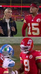 Patrick Mahomes spoke on the fight that occurred at the end of Lions-Chiefs. (📺 NBC) | SportsCenter