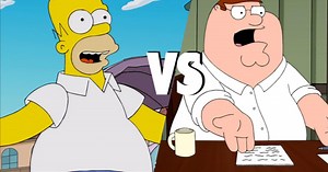 Homer Simpson vs. Peter Griffin | Videos on WatchMojo.com