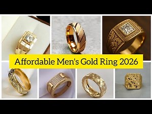 💍 Affordable Men's Gold Ring Designs 2026 | Stylish, Elegant & Budget-Friendly Ideas ✨