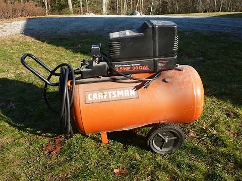 Sears Craftsman Air Compressor 919.165030 Wheel Replacement