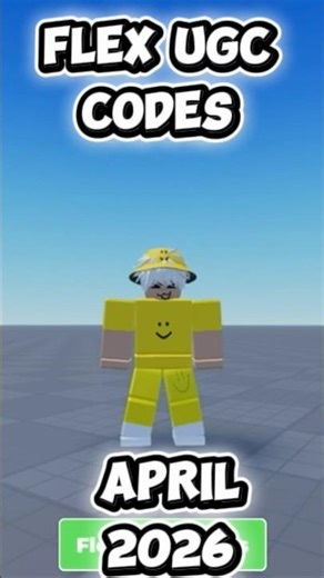 Flex UGC Codes in April 2026 (*WORKED*)#roblox#edit#codes#2026#UGC