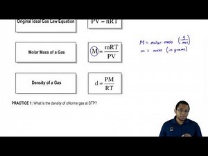 Using the Ideal Gas Law to find density or molar mass