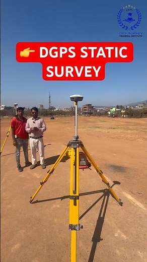 👉 DGPS Static Survey | Real Site Process in 60 Sec 🔥 #DgpsSurvey