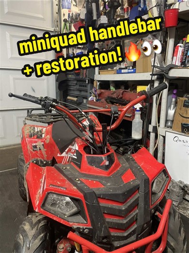 Miniquad Handlebar Restoration and Upgrade Guide