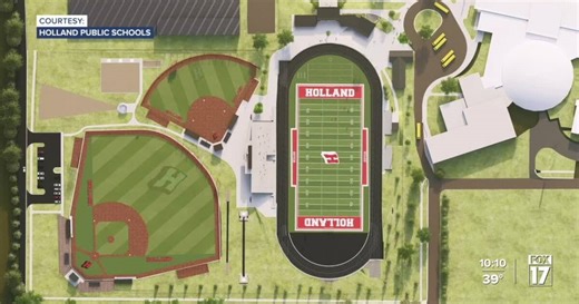 New stadium to bring first-ever on-campus football games to Holland Public Schools