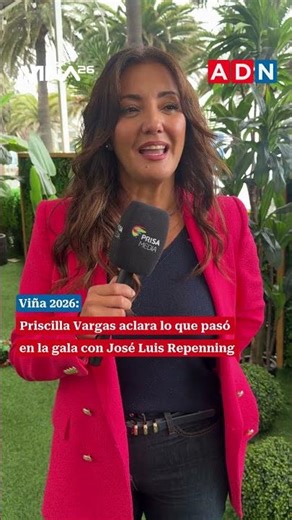 Priscilla Vargas se refiere a qué pasó con Repe en la Gala de Viña