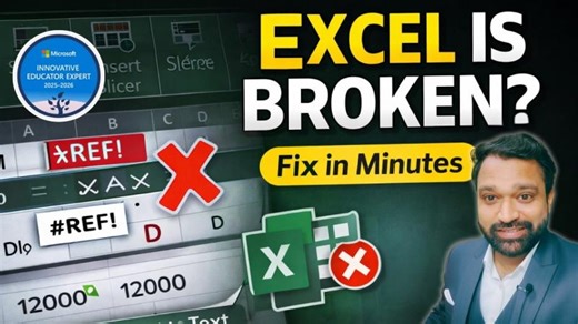 Excel Is Broken? Fix Common Excel Errors Fast | Discover Talent™