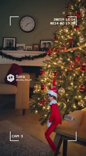 Elf caught moving😱☃️ #fypシ #elfontheshelf