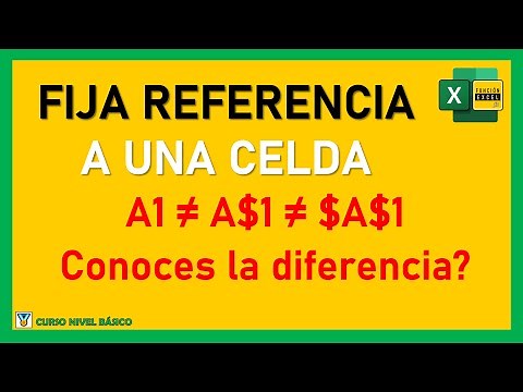 Cómo DEJAR FIJA UNA FÓRMULA en Excel | FIJAR (ANCLAR) REFERENCIAS a CELDAS con $
