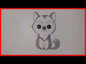 COMMENT DESSINER UN LOUP || || FACILE