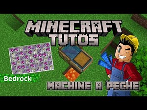 TUTO - Machine à pêche [Minecraft Bedrock 1.19]
