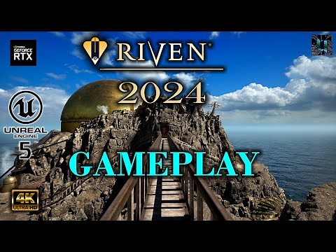 Riven Remake (2024) Looks AMAZING in 4K Gameplay!