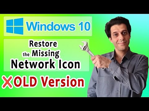 [OLD] Windows 10: Network Icon Missing From Taskbar (Watch Updated Video!)