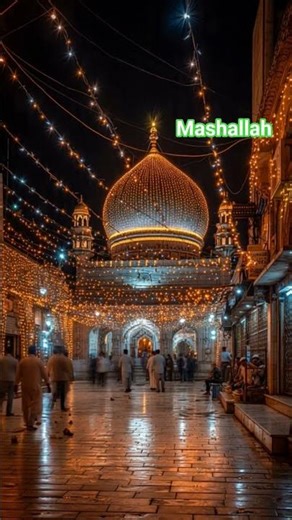 ajmir sharif dargah night view mashallah 💚🕌🌹 #mashallah #allah #ajmir #explore #islamicvideo