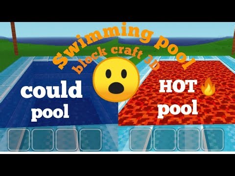 block craft 3D Simulator game Swimming pool