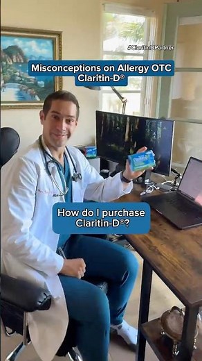 Misconceptions on Allergy OTC Claritin-D® #ClaritinDPartner