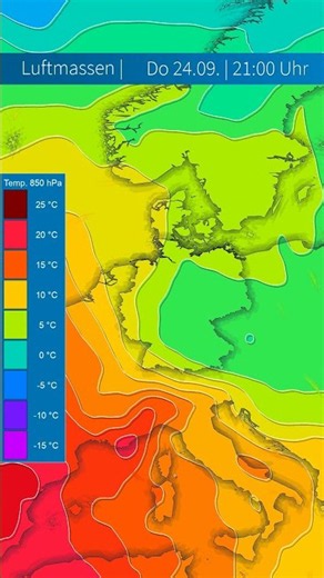 🌡️ WÄRMEBLASE IN 1.500 METERN: die 850-hPa-Karte dreht komplett auf!