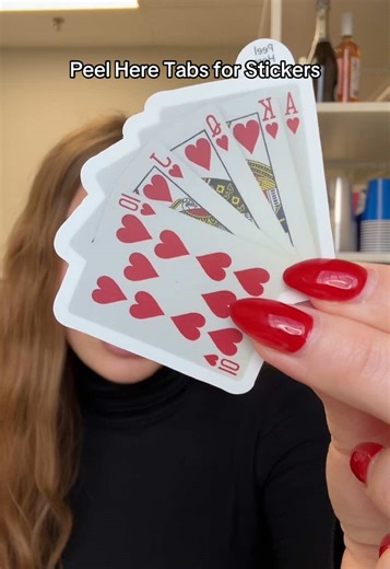 Peeling stickers shouldn’t be frustrating 🙌 Get custom stickers with peel here tabs at Stickerbeat.com 💚 #peelheretabs #stickerhacks #customstickers #smallbiztips #stickers