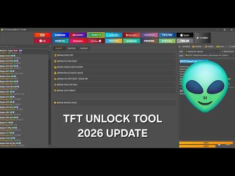 TFT Unlock Tool 2026 Update 🔥 Latest Features & Supported Models | Full Overview