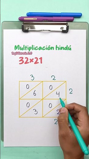 This is how multiplication is done in India 🧐✌️ #ingedarwin #math