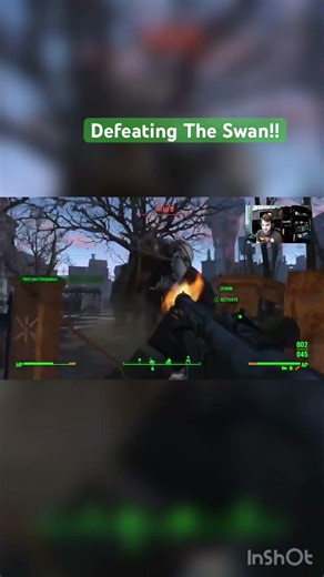 Defeating The Swan in Fallout 4!! #efam2002 #gaming #bethesda #fallout4 #fallout #swan #boss #fight
