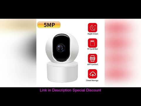 N_eye 5MP HD Home Security IP Camera Two Way Audio Wireless Mini Camera Night Vision CCTV WiFi Came