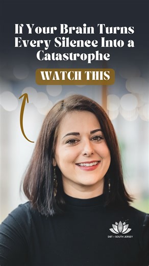 DBT OF SOUTH JERSEY on Instagram: "Your friend hasn’t texted back in three hours, and your brain has already written the entire breakup.💔 They’re mad, you said something wrong, they hate you, the friendship is over. Except... they were probably just in a meeting. 🫣 But your brain doesn’t wait for evidence. It goes straight to catastrophe. Every time.‼️ Here’s what’s actually happening..... Your nervous system is stuck in threat-detection mode, meaning it’s constantly scanning for signs of reje