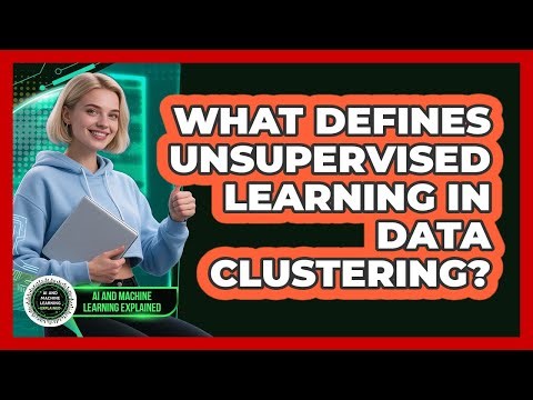 What Defines Unsupervised Learning In Data Clustering?