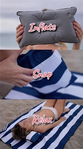 Meet the Booe Pillow Towel | The Ultimate Beach Towel + Pillow Combo 🏖️