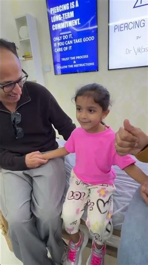 Her Brave Little Moment 💖 | Baby Ear Piercing Vlog #earpiercing #babypiercing #dubai #piercingzone