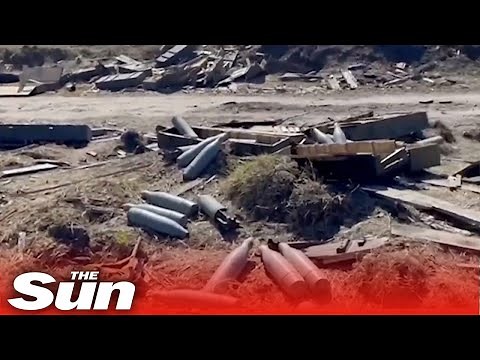 Thousands of landmines 'left by Russian forces' in Kyiv, Ukraine