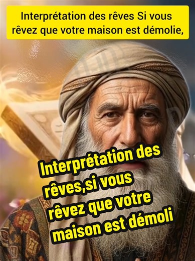 Interprétation des rêves,si vous rêvez que votre maison est démolie #france🇫🇷 #tiktokusa #tiktokfrance #Reves #interpretationderêve