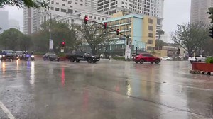 LOOK: Situation at the corner of Roxas Boulevard and Quirino Avenue in Manila at around 4:30 p.m. Tuesday, July 23. Strong winds and monsoon rains batter Metro Manila and the rest of western Luzon. PAGASA says the inclement weather will persist until Friday. #WeatherPatrol | via Ariel Rojas, ABS-CBN News | ABS-CBN News