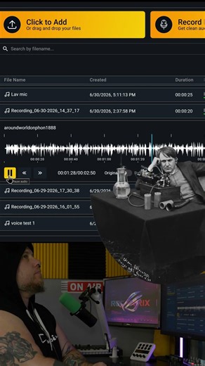 Restoring Thomas Edison's Voice - Waves Voice ReGen #waves #proaudio