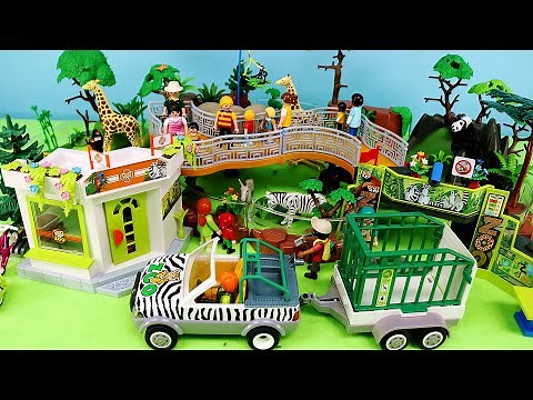 Playmobil Zoo Veterinary Playset - Build and Play with Animal Figures