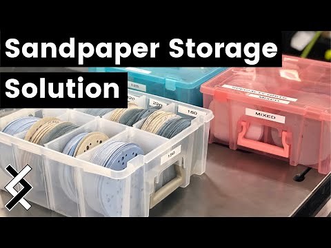 $20 Sandpaper Storage Solution—Woodworking Tips and Tricks