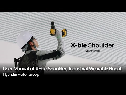 User Manual of X-ble Shoulder, Industrial Wearable Robot | Hyundai Motor Group