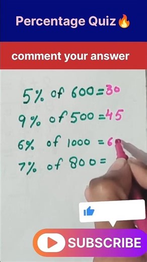 🔥Percentage Quiz🥳#shorts#education #quiz