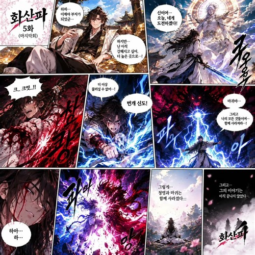 화산파 3~4~5화 마지막화 까지 총집합