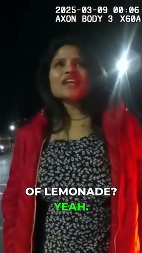 Spiked Lemonade? Officer Smells Alcohol