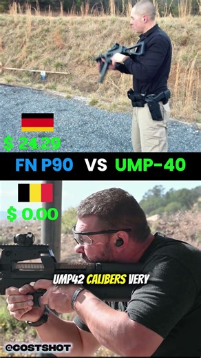 FN P90 versus UMP 40 Who Wins the Cost War ? #military