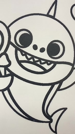 Baby Shark Coloring Pages #babyshark #pinkfong #cartoons #animated #tiktok #tiktokvideo #kids #shorts #coloringpages #coloringpage #coloringpagesforkids #speedcoloring