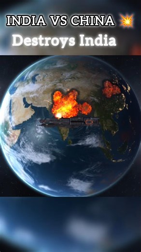 INDIA VS CHINA NUCLEAR WAR 💥 #gaming #shorts