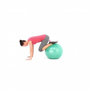 Swiss Ball Jackknife - Muscle & Fitness