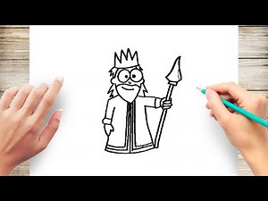 How to Draw a King Step by Step for Kids