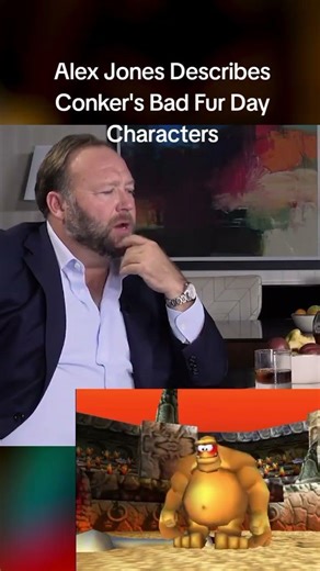 Alex Jones Describes Conker's Bad Fur Day Characters